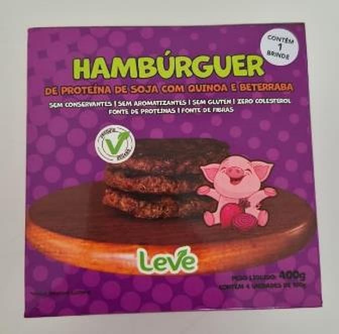 Caixa do Hambúrguer de Quinoa & Beterraba