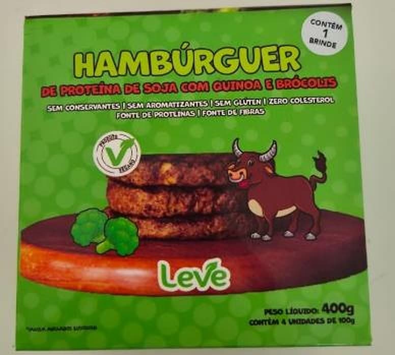 Caixa do Hambúrguer de Quinoa & Brócolis